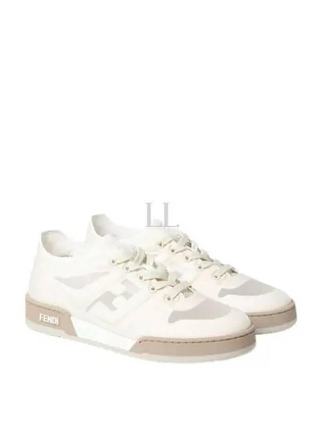 Match Mesh Low Top Sneakers White - FENDI - BALAAN 2