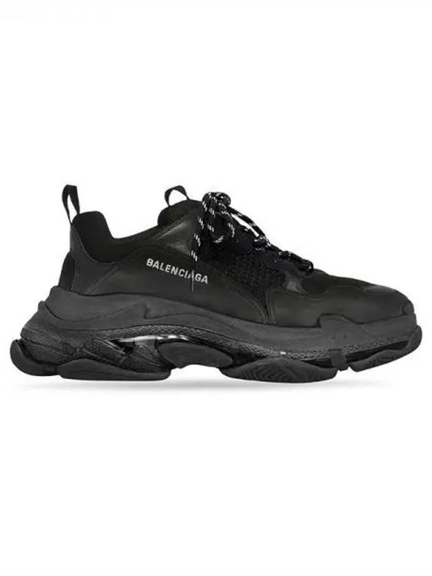 Triple S Sneakers Clear Sole Black - BALENCIAGA - BALAAN 2