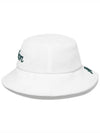 Amosa knit bucket hat WHITE - MALBON GOLF - BALAAN 4