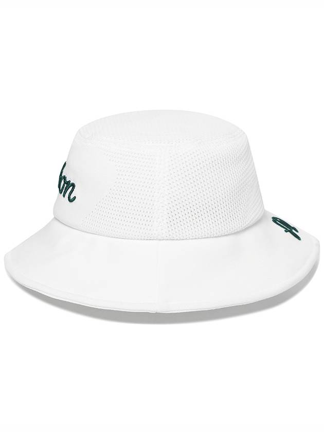 Amosa knit bucket hat WHITE - MALBON GOLF - BALAAN 4