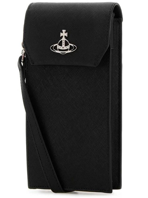 ORB Logo Cross Bag Black - VIVIENNE WESTWOOD - BALAAN 3