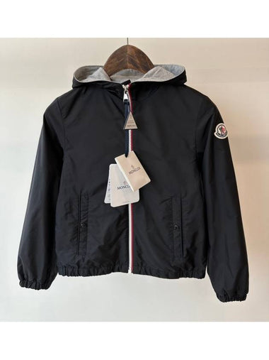 Kids Windbreaker Jacket NEW URVILLE Black Boys 12A - MONCLER - BALAAN 1