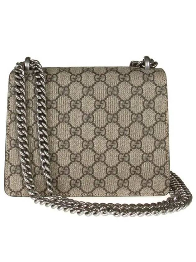 Dionysus GG Supreme Canvas Chain Mini Shoulder Bag - GUCCI - BALAAN.