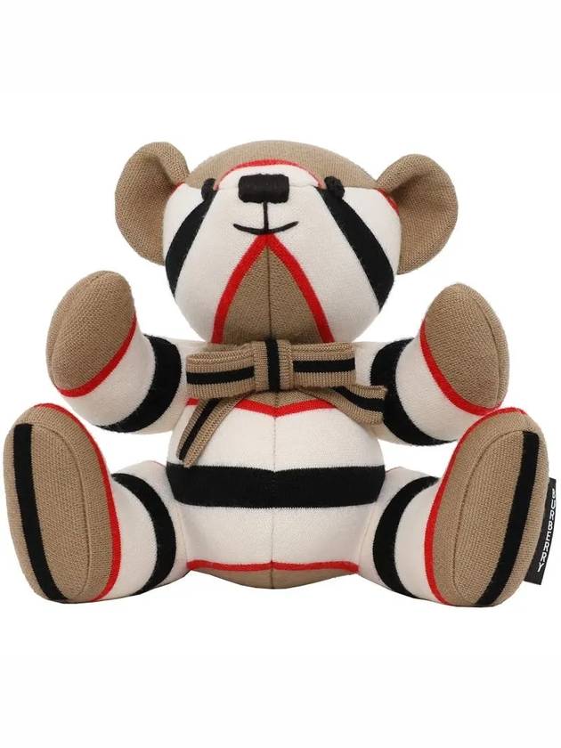 Striped Thomas Bear Toy Brown - BURBERRY - BALAAN 2