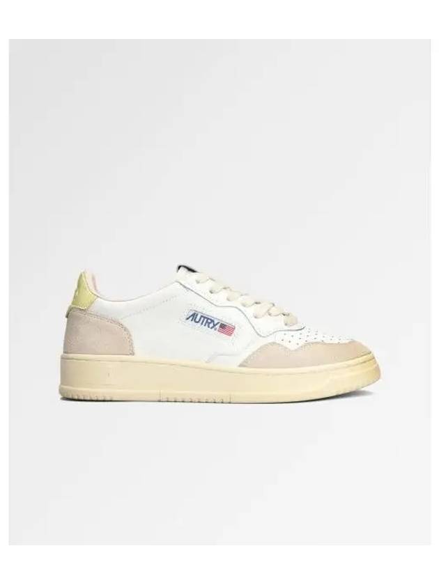 Medalist sneakers in leather white suede lemon - AUTRY - BALAAN 1