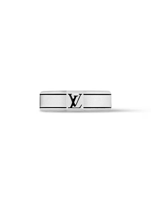 LV Spike Band Ring Silver 925 M1544M - LOUIS VUITTON - BALAAN 1