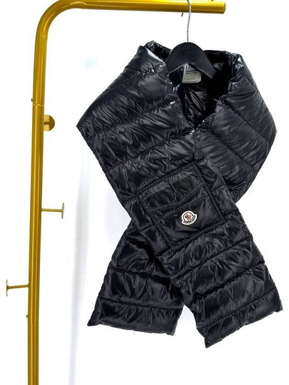 padded muffler scarf black - MONCLER - BALAAN 2