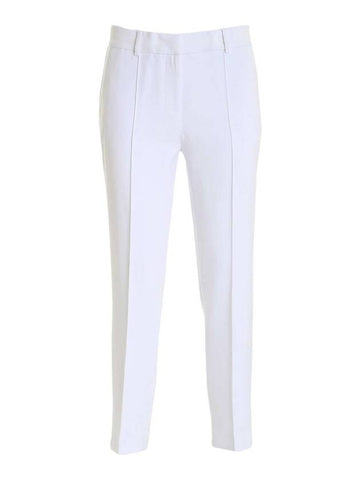 Slim Fit Crop Pants White - MICHAEL KORS - BALAAN 1