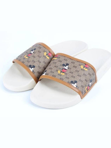 Disney Mickey Mouse GG Logo Slippers 6 250 - GUCCI - BALAAN 1