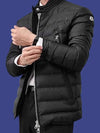 Amiot Short Down Padded Jacket Black - MONCLER - BALAAN 2