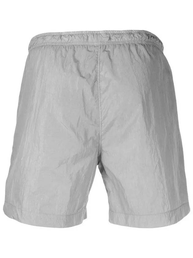 Men's Chrome Logo Patch Swim Shorts Griffin Grey - CP COMPANY - BALAAN 4