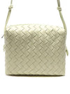 Loop Intrecciato Weaving Small Cross Bag Acid Green - BOTTEGA VENETA - BALAAN 2