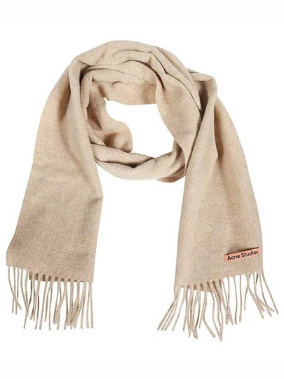 Wool Fringe Muffler Oatmeal Melange - ACNE STUDIOS - BALAAN 2