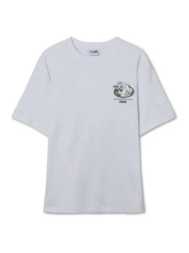 LMC Small Logo Short Sleeve T Shirt White 940068 01 - PUMA - BALAAN 1