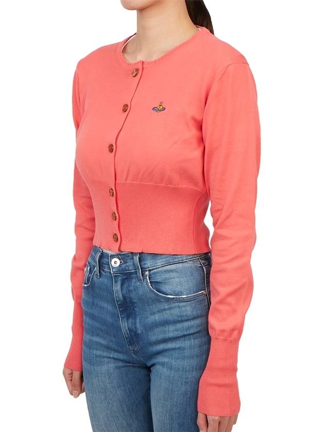 Women s Bea Crop Cardigan Coral - VIVIENNE WESTWOOD - BALAAN 6