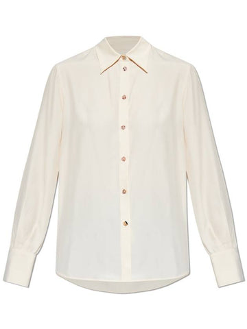 PS Paul Smith Classic Shirt, Women's, Cream - PAUL SMITH - BALAAN 1