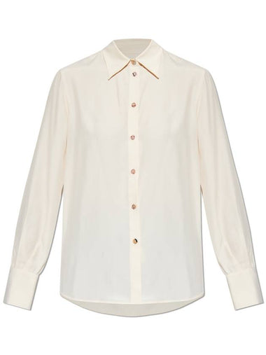 PS Paul Smith Classic Shirt, Women's, Cream - PAUL SMITH - BALAAN 1