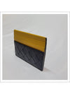 Intrecciato Two-Tone Card Wallet Yellow - BOTTEGA VENETA - BALAAN 4