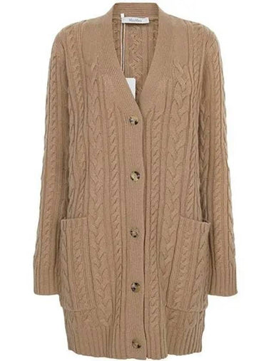 Camel Carlotta Wool Cashmere Cardigan CALOTTA 003 1209756 - MAX MARA - BALAAN 1