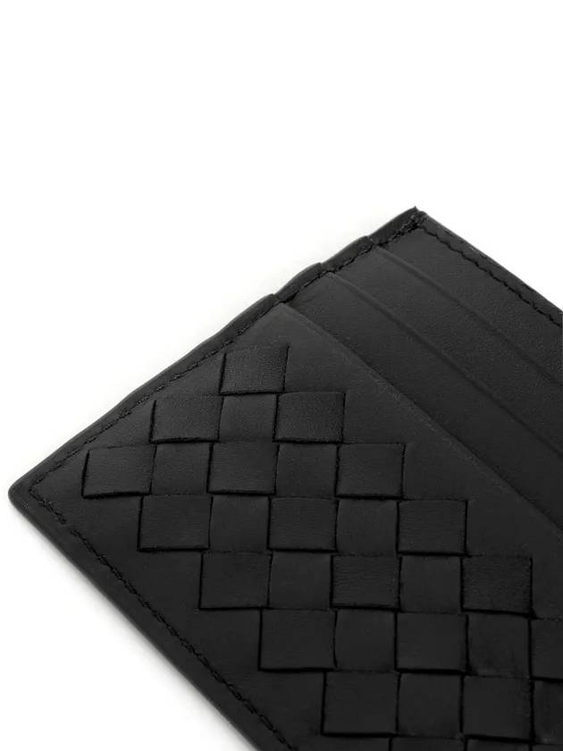 Intrecciato Classic Card Wallet Black - BOTTEGA VENETA - BALAAN 4