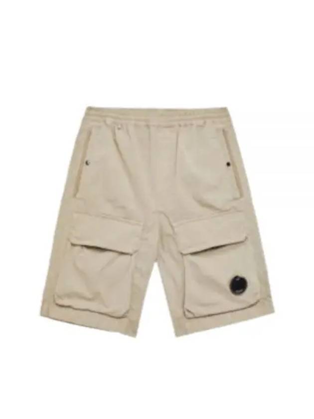 Twill Stretch Lens Utility Shorts Beige - CP COMPANY - BALAAN 2