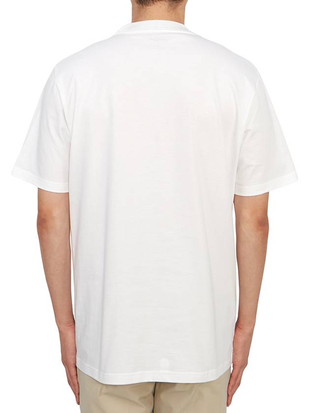 Bottle Cap Short Sleeve T-Shirt White - CARHARTT WIP - BALAAN 4