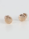 Small Ex Libris Earrings Rose Gold - HERMES - BALAAN 3