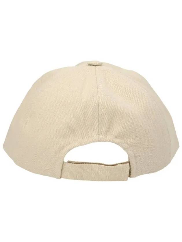 Tyron Embroidered Logo Ball Cap Ivory - ISABEL MARANT - BALAAN 5