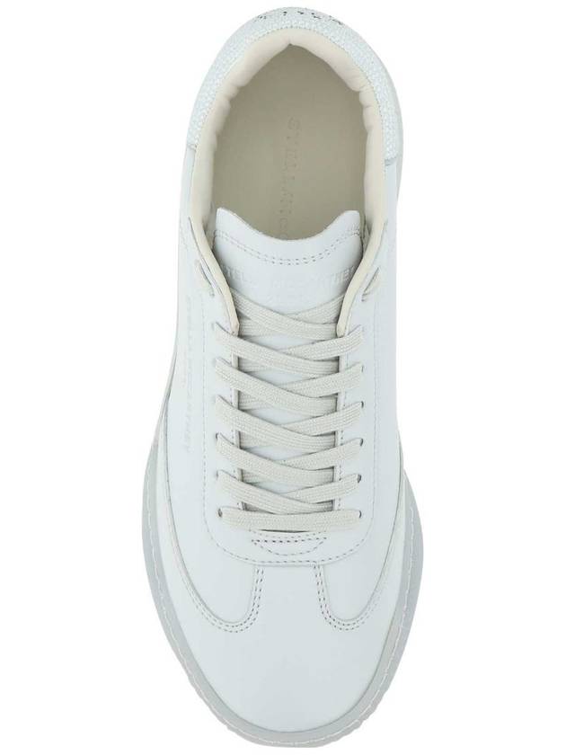 Loop Fox Leather Low Top Sneakers Gray - STELLA MCCARTNEY - BALAAN 4