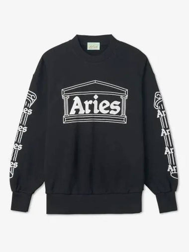 Column Sweatshirt Black FTAR20001BLK - ARIES - BALAAN 1