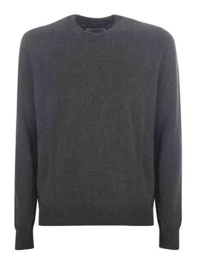 Crew Neck Cashmere Knit Top Grey - MAISON MARGIELA - BALAAN 2