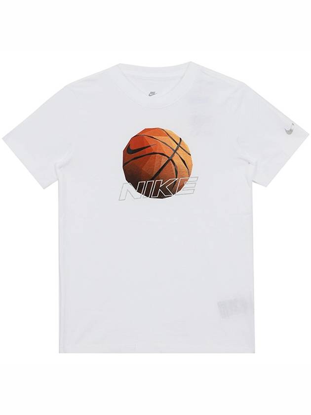 Genuine Junior Sportswear Basketball Tee DJ6625 100 - NIKE - BALAAN 1