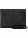 Intrecciato Cassette Mini Cross Bag Black - BOTTEGA VENETA - BALAAN 3