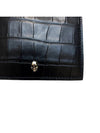 Mini Skull Crocodile Bicycle Wallet Black - ALEXANDER MCQUEEN - BALAAN 7