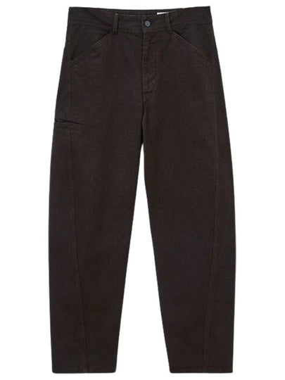 Twisted Workwear Straight Pants Espresso - LEMAIRE - BALAAN 2