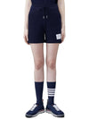 Logo Patch Shorts Navy - THOM BROWNE - BALAAN 2