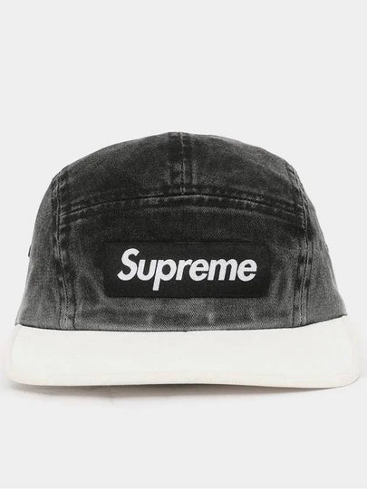 Pigment patch logo two tone camp cap SS24H26 BLACK - SUPREME - BALAAN 2