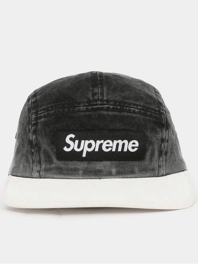 Pigment patch logo two tone camp cap SS24H26 BLACK - SUPREME - BALAAN 1