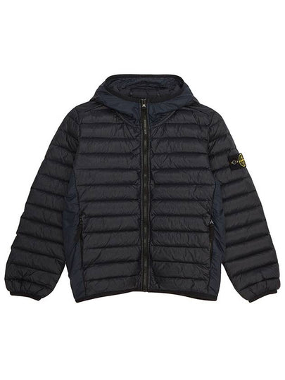 Kids Loom Woven Chambers R-Nylon Down Padding Navy - STONE ISLAND - BALAAN 2