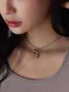 3WAY Ribbon Drop Surgical Lace Necklace - FWWL - BALAAN 3