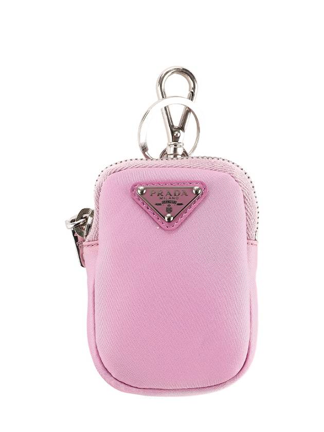 pouch key holder pink - PRADA - BALAAN.