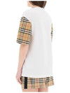 Vintage Check Sleeve Short Sleeve T-Shirt White - BURBERRY - BALAAN 5