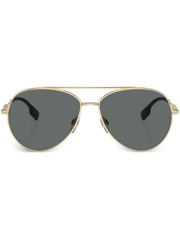 Eyewear logo-embellished pilot frame sunglasses - BURBERRY - BALAAN 1