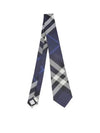 Classic Cut Check Silk Tie Navy - BURBERRY - BALAAN 3