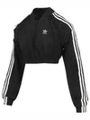 Slim Crop Woven Track Jacket Black - ADIDAS - BALAAN 3