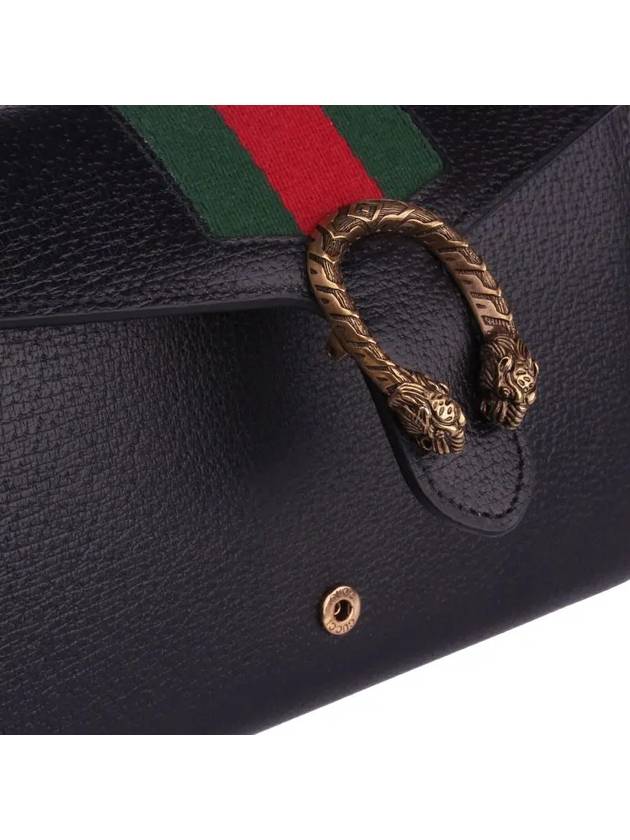 Dionysus Chain Mini Long Wallet Black - GUCCI - BALAAN 3