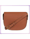 Folco Cuir Triomphe Calfskin Cross Bag Tan - CELINE - BALAAN 3