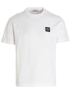 Wappen Logo Patch Short Sleeve T-Shirt White - STONE ISLAND - BALAAN 2