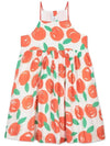 Kids Apple Pattern One Piece White 602786 SQK83 H901 - STELLA MCCARTNEY - BALAAN 1