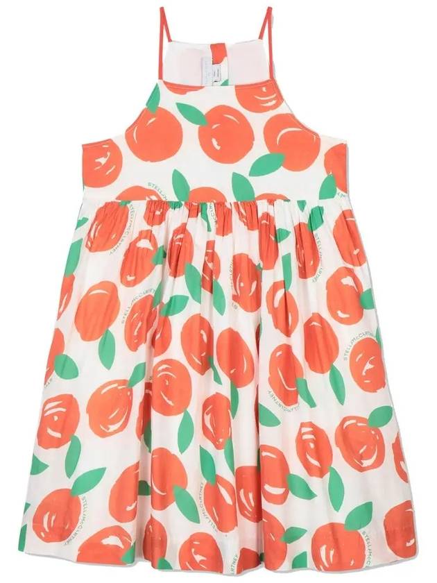 Kids Apple Pattern One Piece White 602786 SQK83 H901 - STELLA MCCARTNEY - BALAAN 1